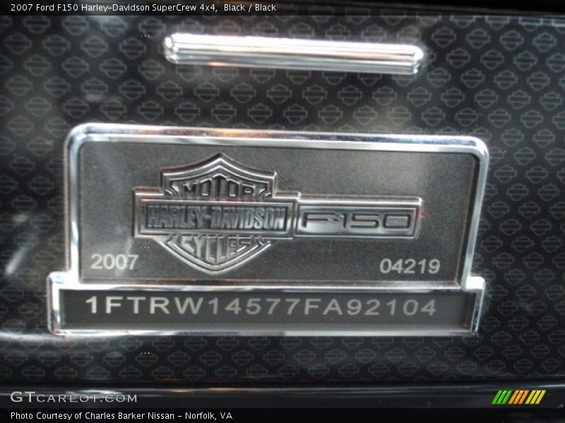  2007 F150 Harley-Davidson SuperCrew 4x4 Logo