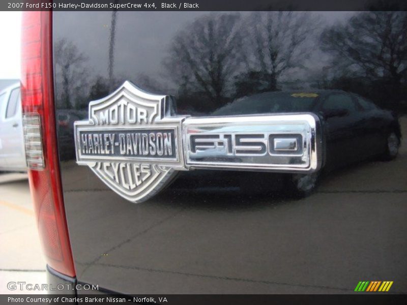 Black / Black 2007 Ford F150 Harley-Davidson SuperCrew 4x4