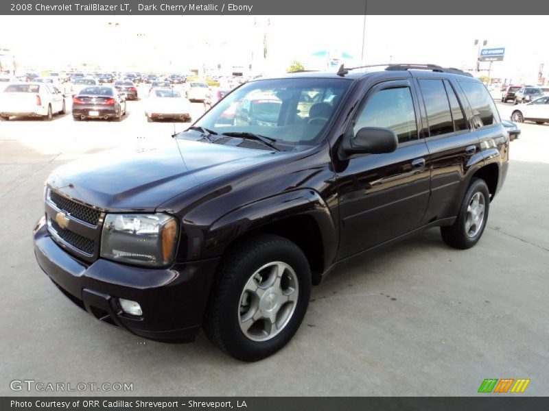 Dark Cherry Metallic / Ebony 2008 Chevrolet TrailBlazer LT