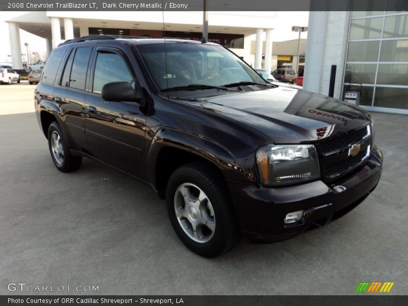 Dark Cherry Metallic / Ebony 2008 Chevrolet TrailBlazer LT