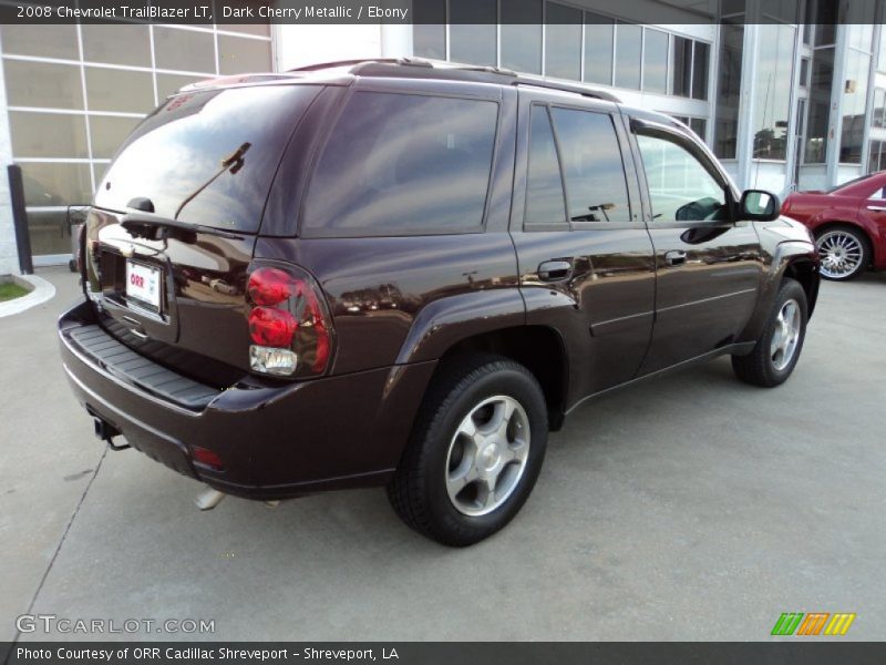 Dark Cherry Metallic / Ebony 2008 Chevrolet TrailBlazer LT