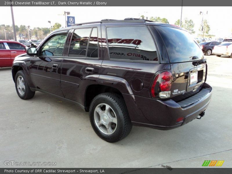 Dark Cherry Metallic / Ebony 2008 Chevrolet TrailBlazer LT