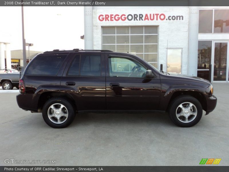Dark Cherry Metallic / Ebony 2008 Chevrolet TrailBlazer LT