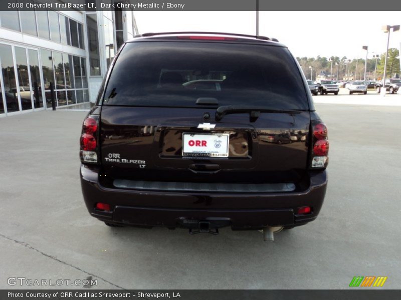 Dark Cherry Metallic / Ebony 2008 Chevrolet TrailBlazer LT