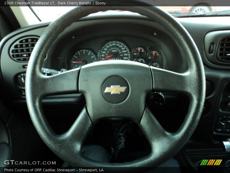 Dark Cherry Metallic / Ebony 2008 Chevrolet TrailBlazer LT