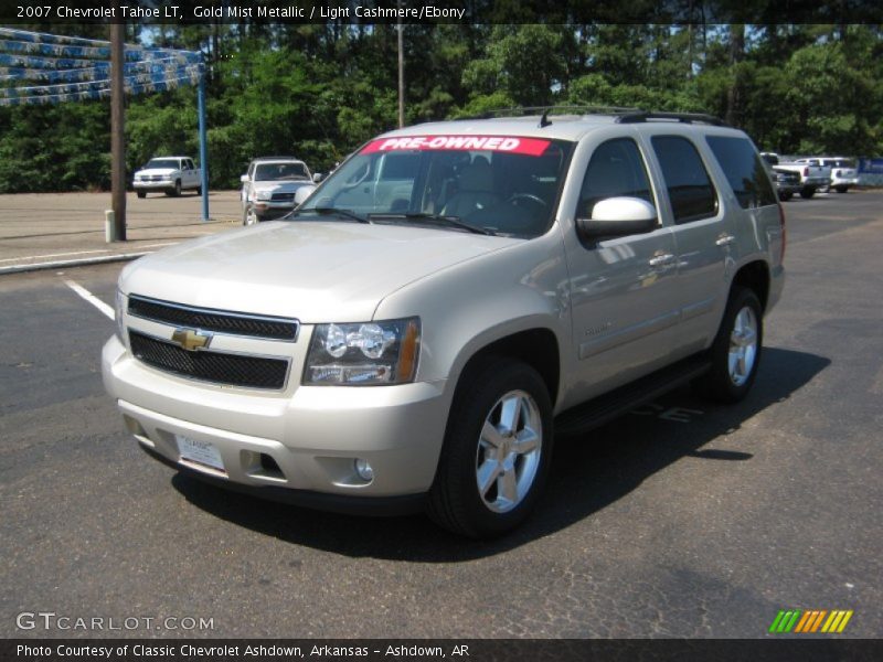 Gold Mist Metallic / Light Cashmere/Ebony 2007 Chevrolet Tahoe LT