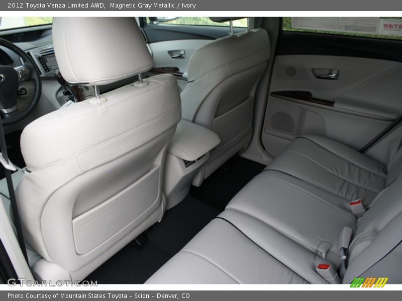 Magnetic Gray Metallic / Ivory 2012 Toyota Venza Limited AWD