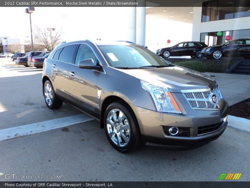 Mocha Steel Metallic / Shale/Brownstone 2012 Cadillac SRX Performance