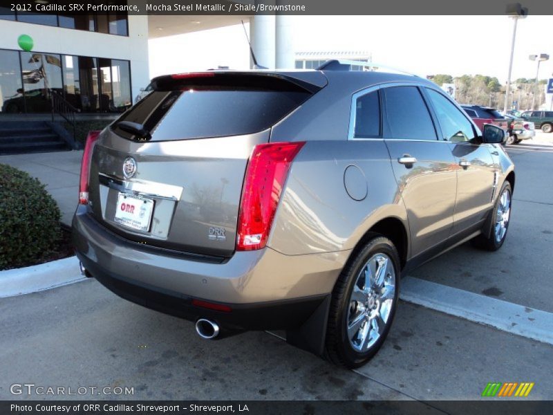 Mocha Steel Metallic / Shale/Brownstone 2012 Cadillac SRX Performance