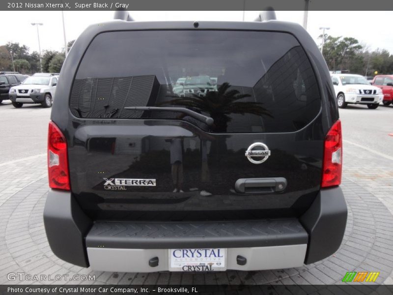 Super Black / Gray 2012 Nissan Xterra X