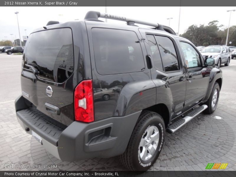 Super Black / Gray 2012 Nissan Xterra X