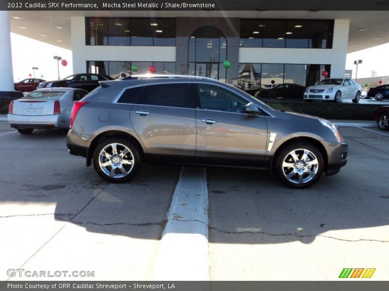 Mocha Steel Metallic / Shale/Brownstone 2012 Cadillac SRX Performance