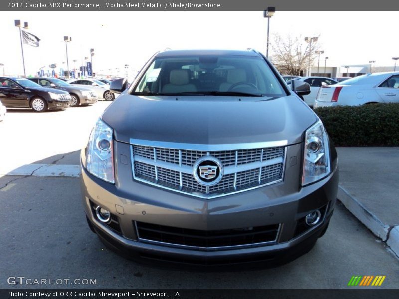 Mocha Steel Metallic / Shale/Brownstone 2012 Cadillac SRX Performance