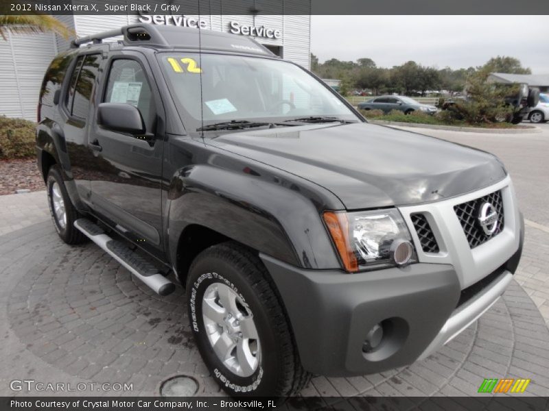 Super Black / Gray 2012 Nissan Xterra X