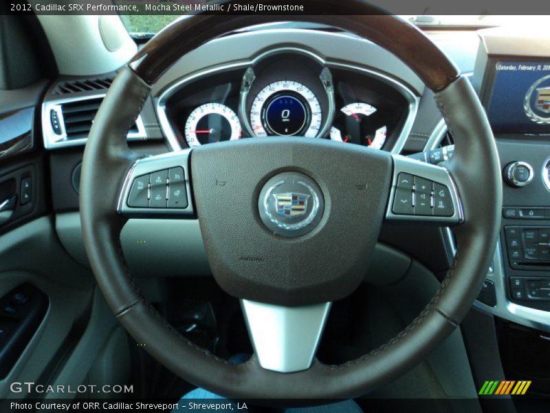 Mocha Steel Metallic / Shale/Brownstone 2012 Cadillac SRX Performance