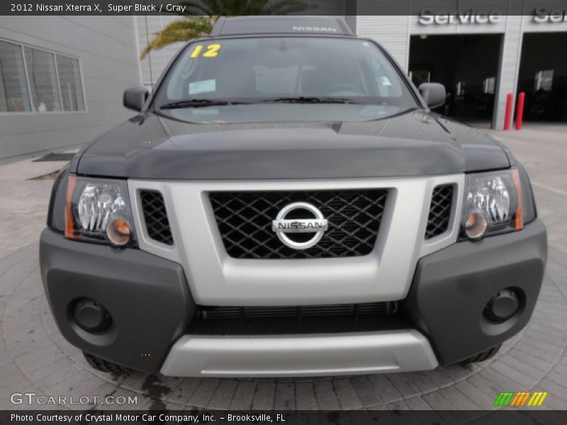 Super Black / Gray 2012 Nissan Xterra X