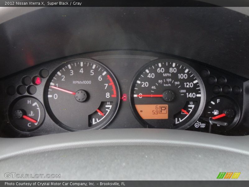 Super Black / Gray 2012 Nissan Xterra X