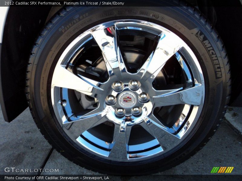 Platinum Ice Tricoat / Shale/Ebony 2012 Cadillac SRX Performance