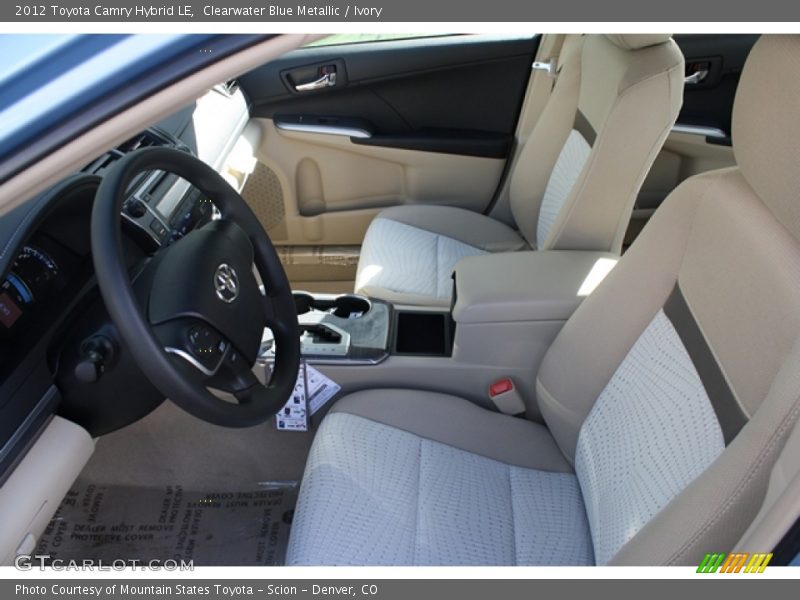  2012 Camry Hybrid LE Ivory Interior