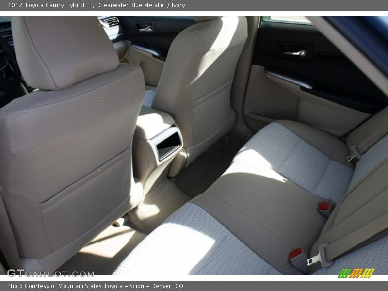 Clearwater Blue Metallic / Ivory 2012 Toyota Camry Hybrid LE