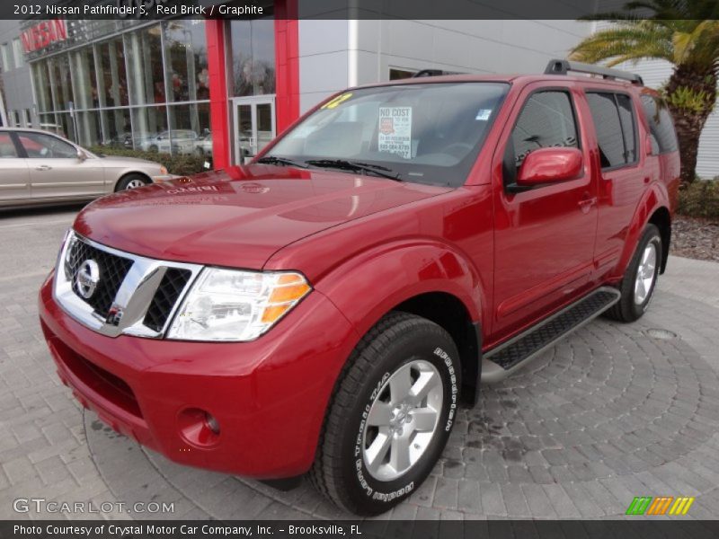 Red Brick / Graphite 2012 Nissan Pathfinder S