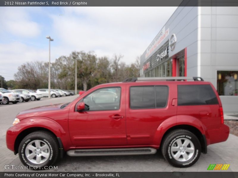 Red Brick / Graphite 2012 Nissan Pathfinder S