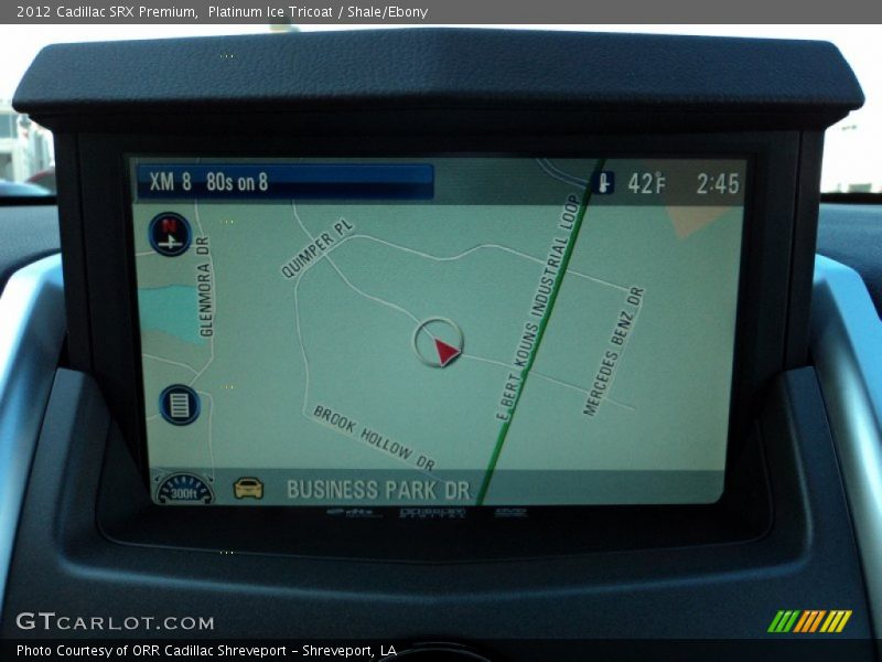 Platinum Ice Tricoat / Shale/Ebony 2012 Cadillac SRX Premium