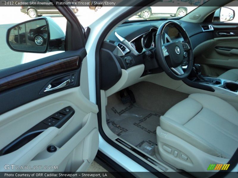 Platinum Ice Tricoat / Shale/Ebony 2012 Cadillac SRX Premium