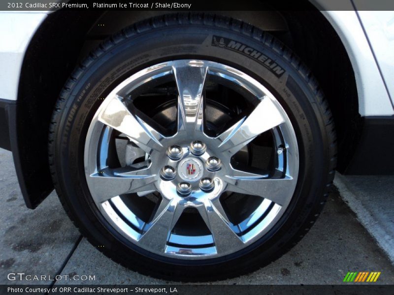 Platinum Ice Tricoat / Shale/Ebony 2012 Cadillac SRX Premium
