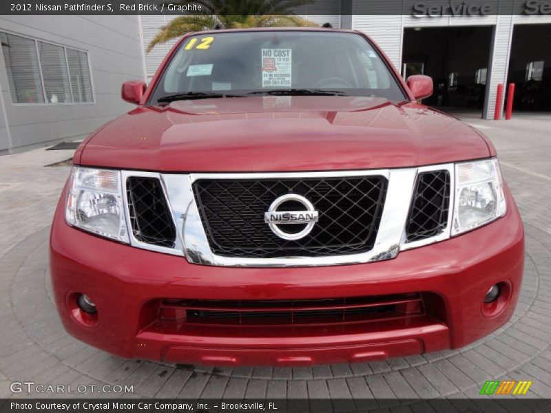 Red Brick / Graphite 2012 Nissan Pathfinder S