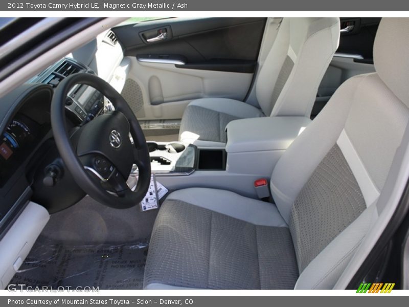Magnetic Gray Metallic / Ash 2012 Toyota Camry Hybrid LE