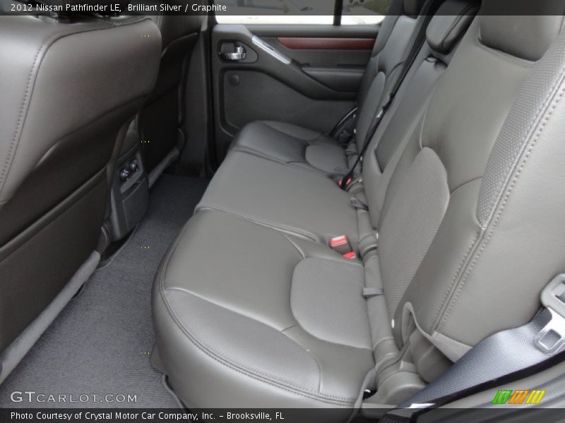Brilliant Silver / Graphite 2012 Nissan Pathfinder LE