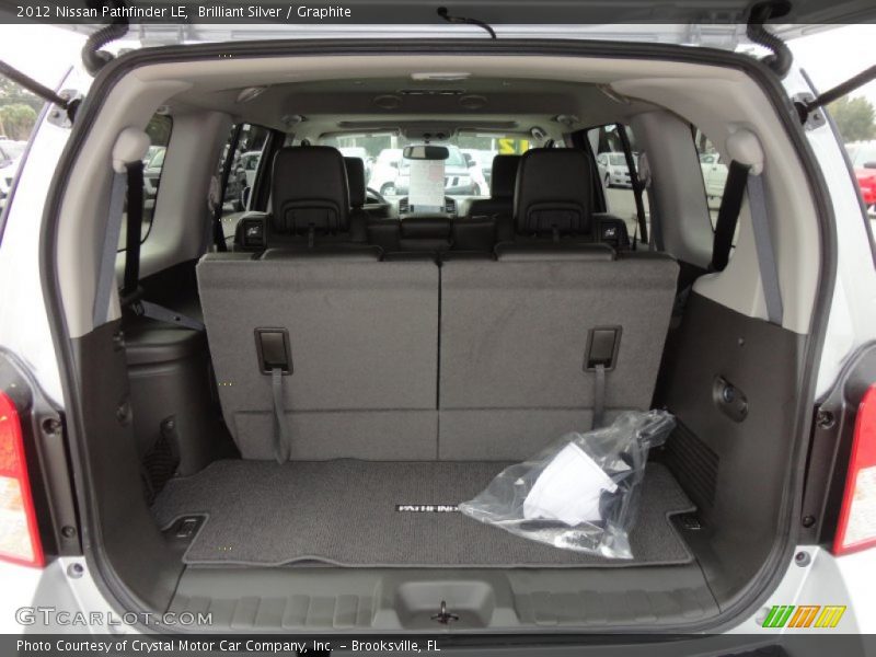Brilliant Silver / Graphite 2012 Nissan Pathfinder LE