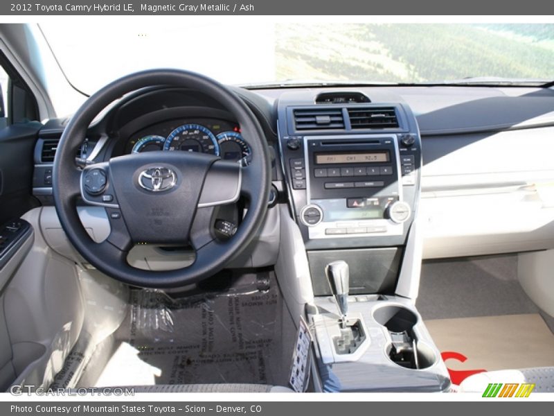 Magnetic Gray Metallic / Ash 2012 Toyota Camry Hybrid LE