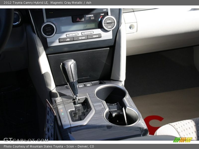 Magnetic Gray Metallic / Ash 2012 Toyota Camry Hybrid LE