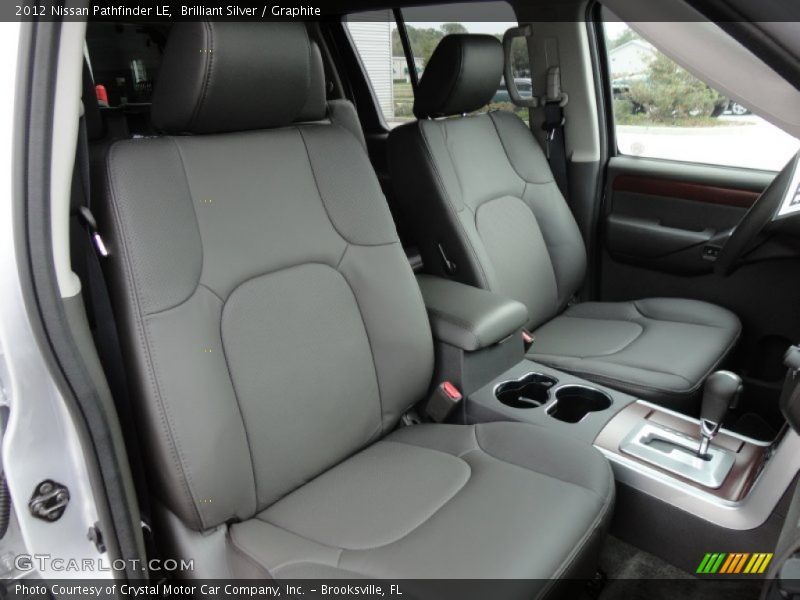 Brilliant Silver / Graphite 2012 Nissan Pathfinder LE