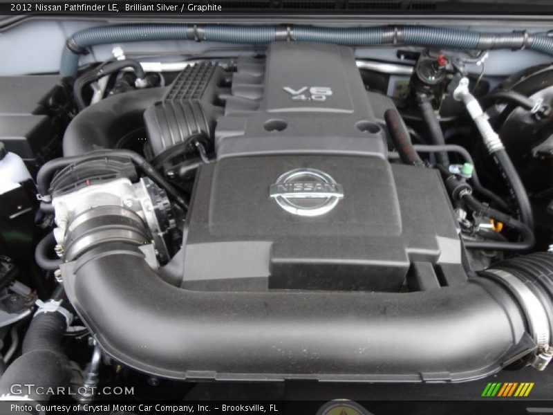 Brilliant Silver / Graphite 2012 Nissan Pathfinder LE