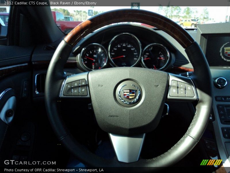 Black Raven / Ebony/Ebony 2012 Cadillac CTS Coupe