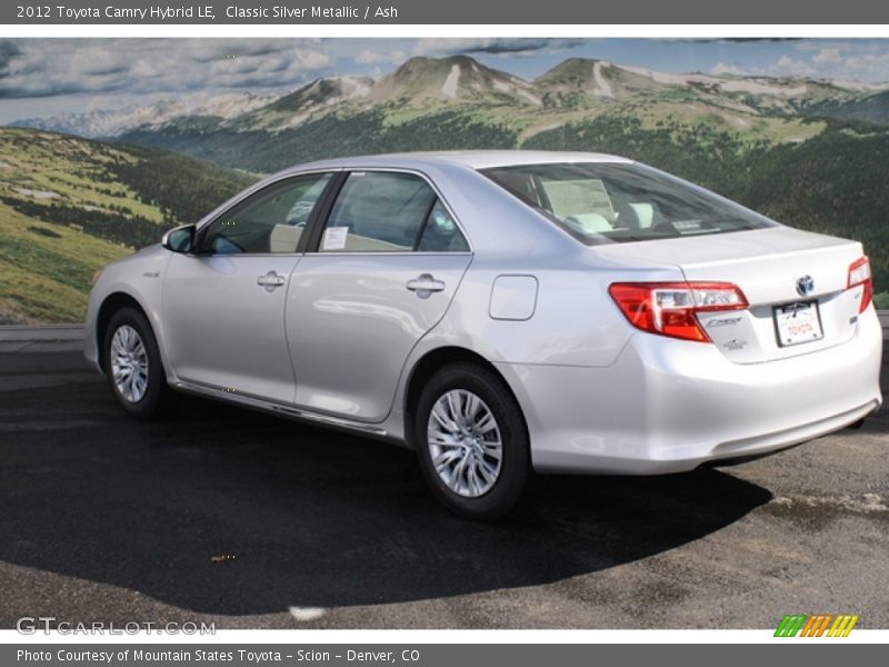 Classic Silver Metallic / Ash 2012 Toyota Camry Hybrid LE