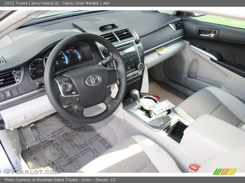  2012 Camry Hybrid LE Ash Interior
