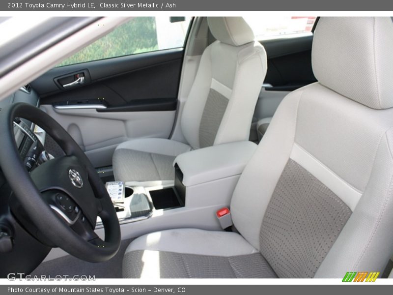Classic Silver Metallic / Ash 2012 Toyota Camry Hybrid LE