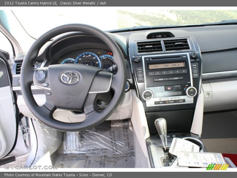 Classic Silver Metallic / Ash 2012 Toyota Camry Hybrid LE