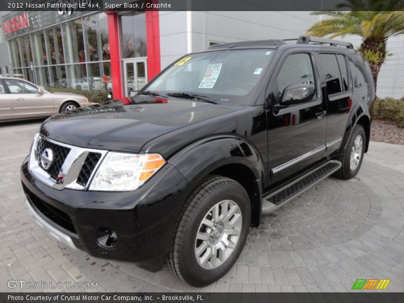 Super Black / Graphite 2012 Nissan Pathfinder LE 4x4