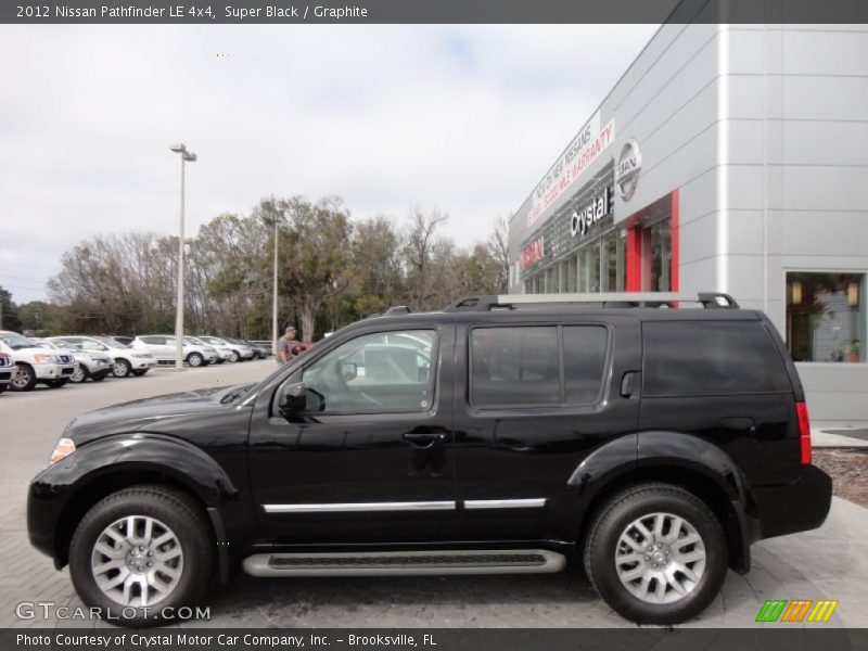 Super Black / Graphite 2012 Nissan Pathfinder LE 4x4