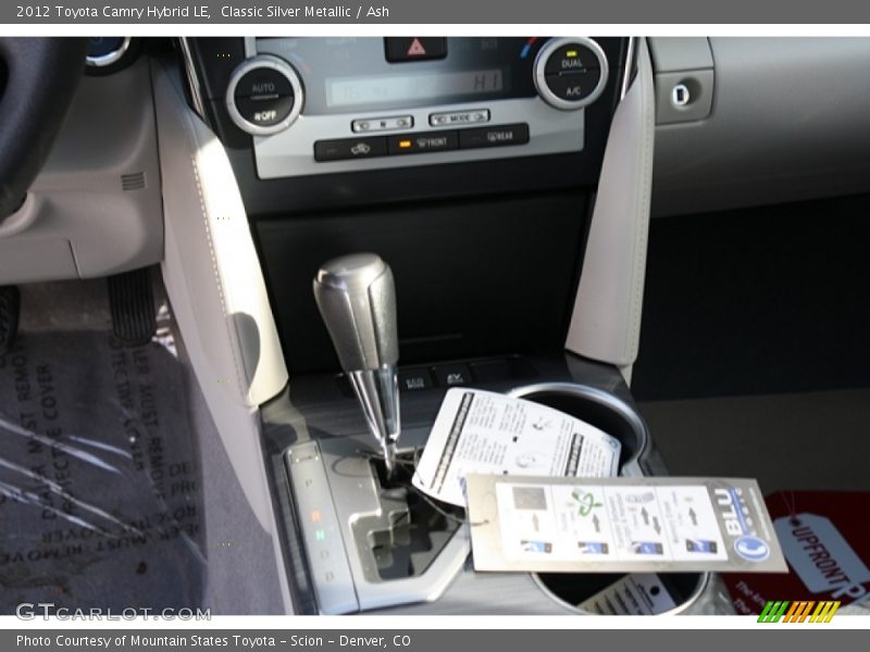 Classic Silver Metallic / Ash 2012 Toyota Camry Hybrid LE