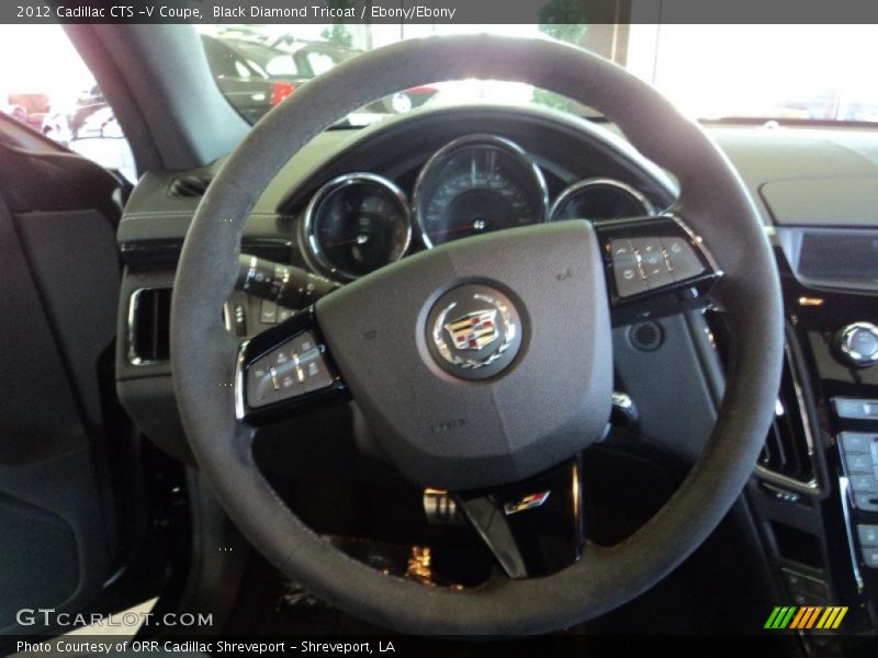Black Diamond Tricoat / Ebony/Ebony 2012 Cadillac CTS -V Coupe