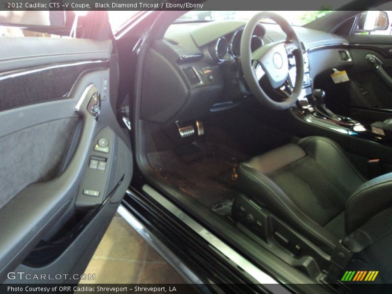 Black Diamond Tricoat / Ebony/Ebony 2012 Cadillac CTS -V Coupe