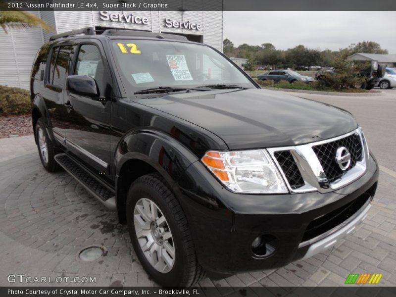 Super Black / Graphite 2012 Nissan Pathfinder LE 4x4