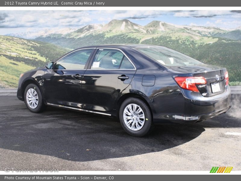 Cosmic Gray Mica / Ivory 2012 Toyota Camry Hybrid LE