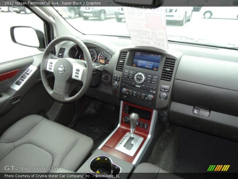 Super Black / Graphite 2012 Nissan Pathfinder LE 4x4
